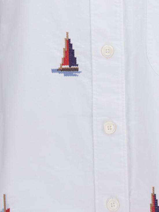 26FW 톰브라운 셔츠 FLL079E E1666 100 WHITE DOM - THOM BROWNE
