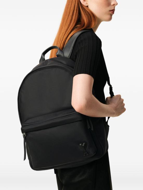26FW 아미 나일론 마르셀 백팩 ULL728 AW0001001 BLACK - AMI