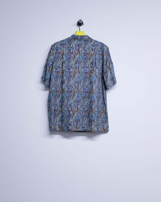  드리스 반 노튼 반팔 셔츠 Dries Van Noten 페이즐리 비스코스 칼톤 셔츠 - DRIES VAN NOTEN