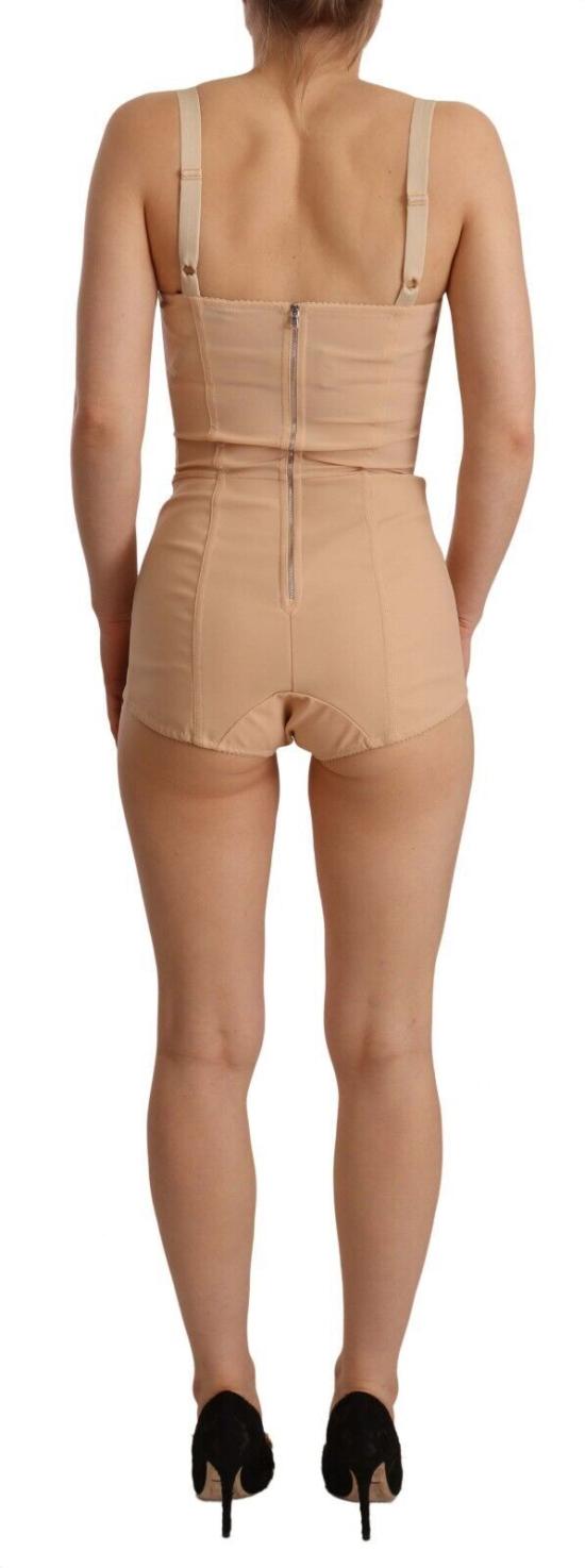  돌체앤가바나 바디수트 티셔츠 TSH2695 BEIGE - DOLCE & GABBANA