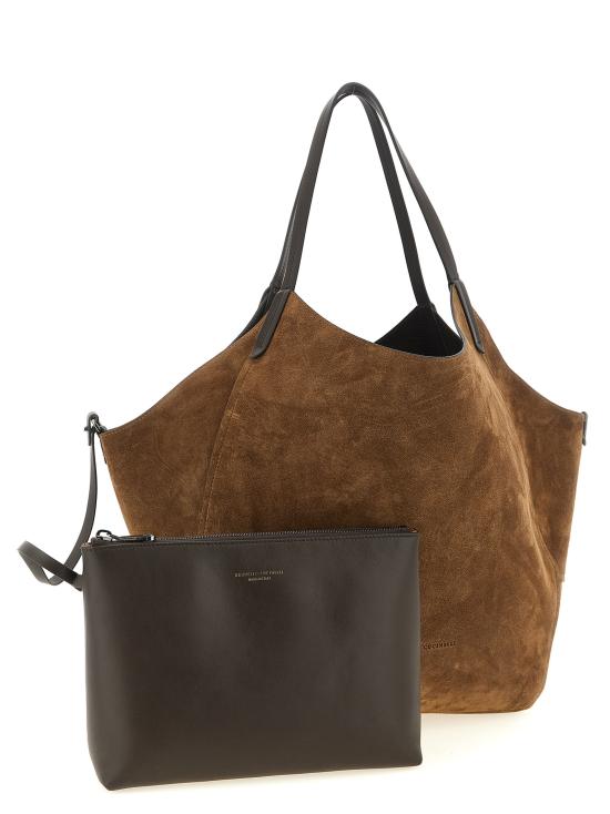 26FW 브루넬로 쿠치넬리 숄더백 MBLZB2835C8279 Brown - BRUNELLO CUCINELLI