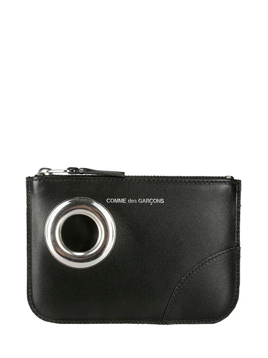 26FW 꼼데가르송 클래식 레더 라인 파우치 SA8100SE 1 BLACK