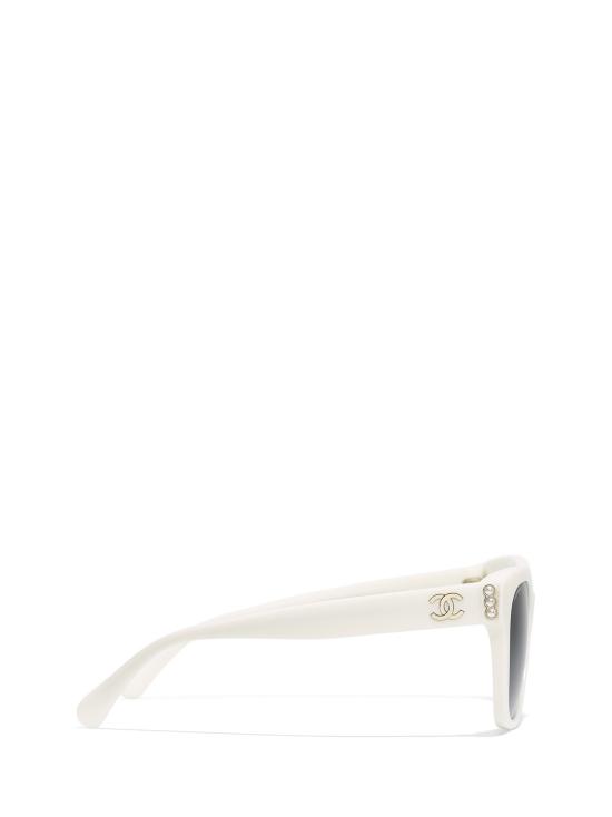 25FW 샤넬 선글라스 CH5482H 1255S4 WHITE - CHANEL