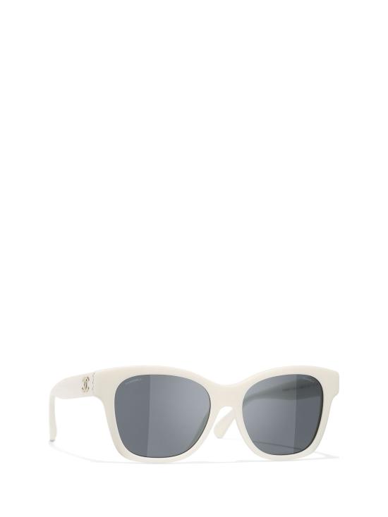 25FW 샤넬 선글라스 CH5482H 1255S4 WHITE - CHANEL
