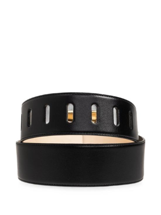 26FW 발망 레귤러 벨트 GN0WJ192LSLX 0PA Black - BALMAIN