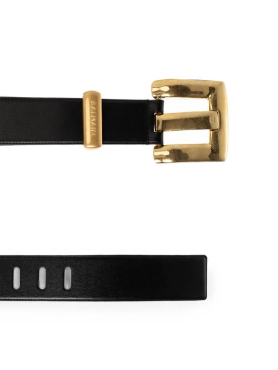 26FW 발망 레귤러 벨트 GN0WJ192LSLX 0PA Black - BALMAIN