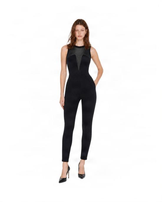 26FW 엘리자베타프랜치 점프수트 3567204 Black - ELISABETTA FRANCHI
