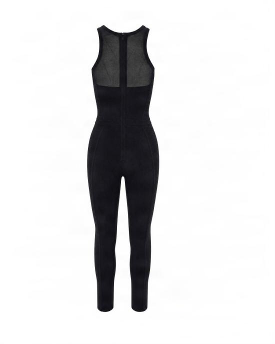 26FW 엘리자베타프랜치 점프수트 3567204 Black - ELISABETTA FRANCHI