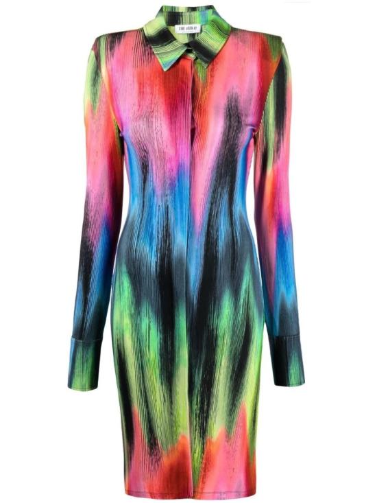  디 아티코 미디 원피스 221WCM36P059 021 Multicolor