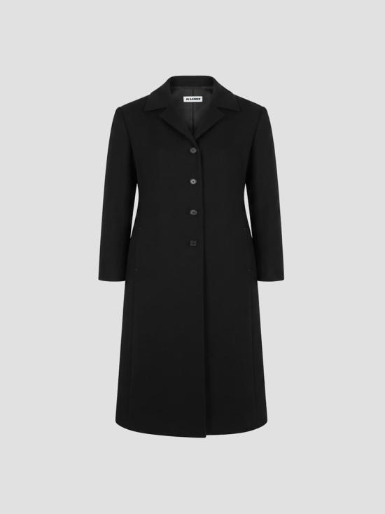 26FW 질샌더 코트 J03AA0232J40399 001 BLACK