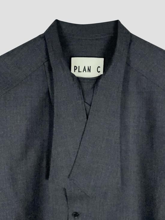 26FW 플랜씨 스웨터 CMCAH51K00TW055 MEN98 BLACK WHITE MLGN - PLAN C