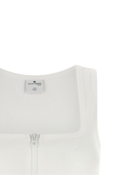 26FW 쿠레쥬 탑 426JTS299JS01940001 White - COURREGES