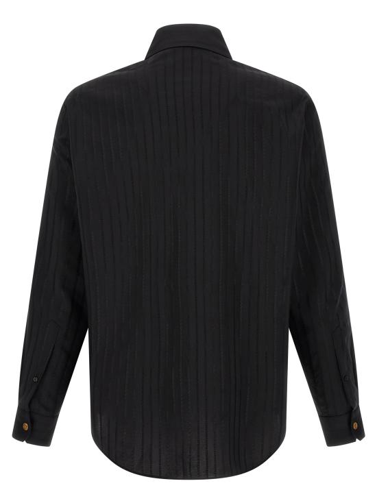 26FW 베르사체 긴팔 셔츠 10268161A185481B000 Black - VERSACE