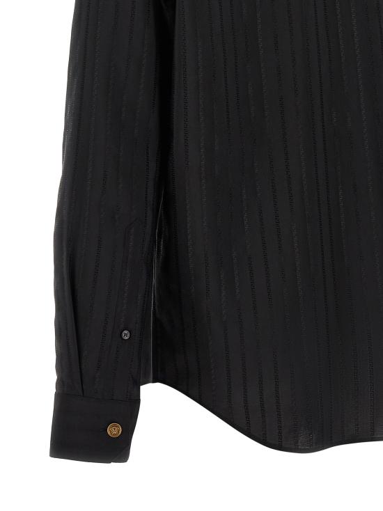 26FW 베르사체 긴팔 셔츠 10268161A185481B000 Black - VERSACE