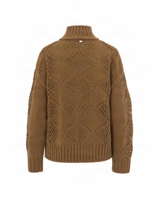 26FW 리우조 터틀넥 2359597 Brown - LIU JO