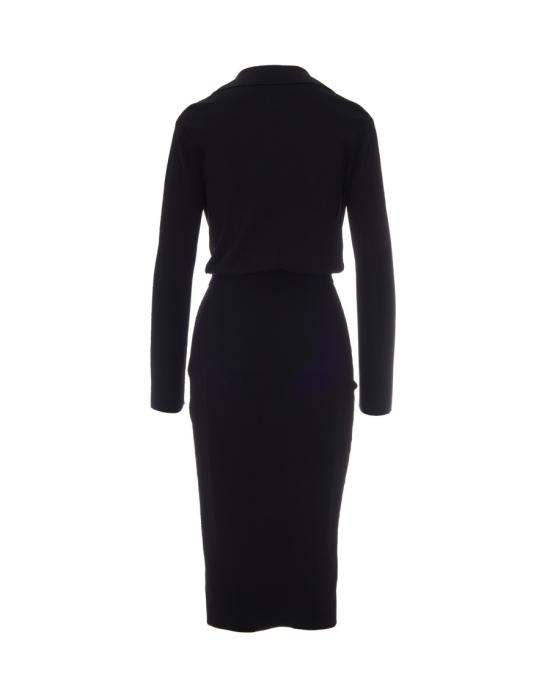 26FW 엘리자베타프랜치 미디 원피스 8628095 Black - ELISABETTA FRANCHI