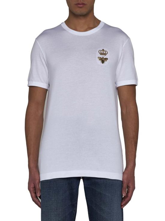 26FW 돌체앤가바나 반팔 티셔츠 G8PV1Z G7WUQW0800 WHITE - DOLCE & GABBANA