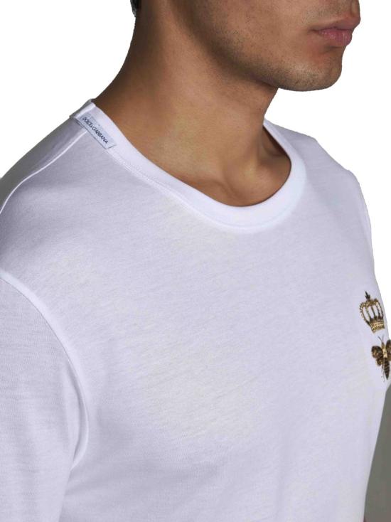26FW 돌체앤가바나 반팔 티셔츠 G8PV1Z G7WUQW0800 WHITE - DOLCE & GABBANA