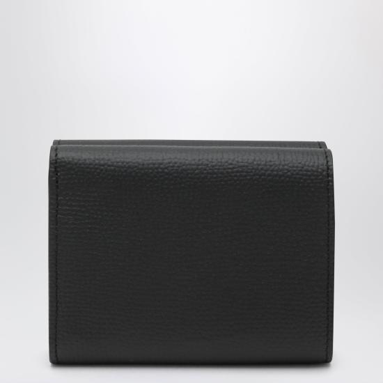 26FW 로에베 애너그램 트라이폴드 그레인 카프스킨 지갑 C821TR2X16LE Black - LOEWE