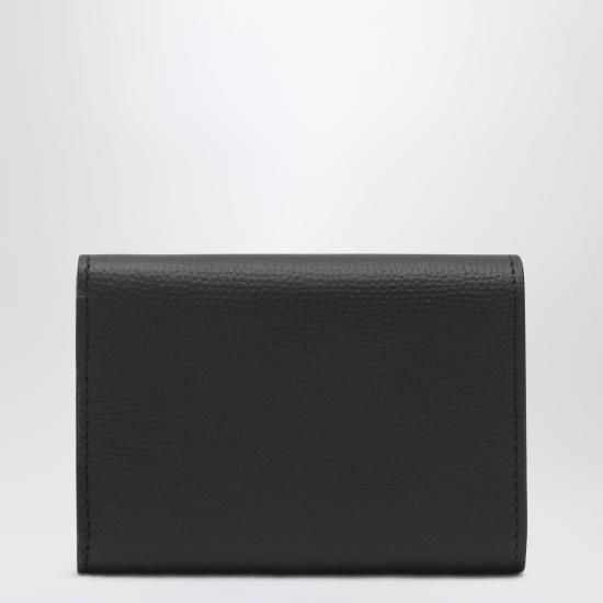 26FW 로에베 애너그램 스몰 버티컬 그레인 카프스킨 지갑 C821S33X12LE Black - LOEWE