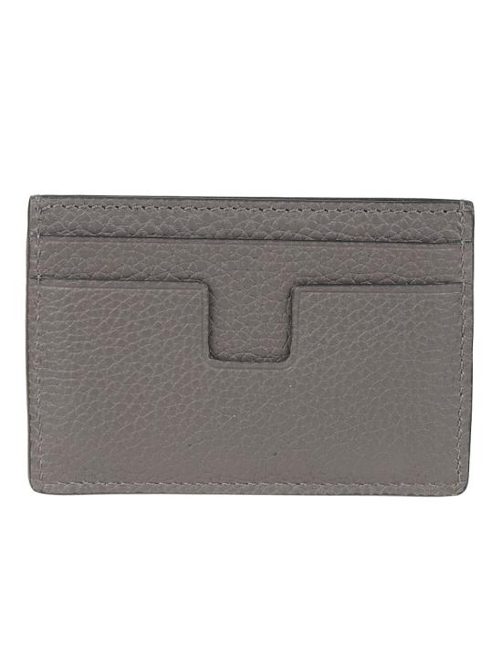 26FW 톰포드 그레인 레더 카드 홀더 Y0232 LCL158S Grey - TOMFORD