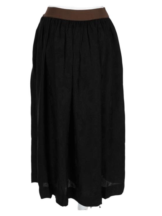 26FW 우마 왕 미디 스커트 UP2002 UW900 Black - UMA WANG
