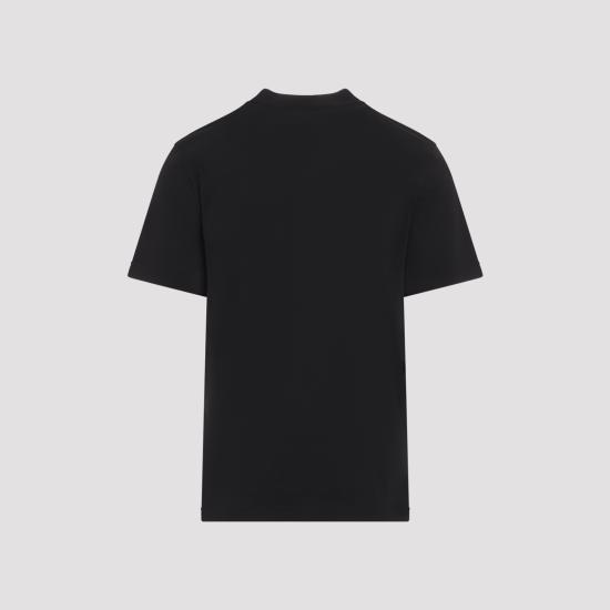 26FW 몽클레어 로고 코튼 저지 티셔츠 L20918C00068 89B8U 999 BLACK - MONCLER