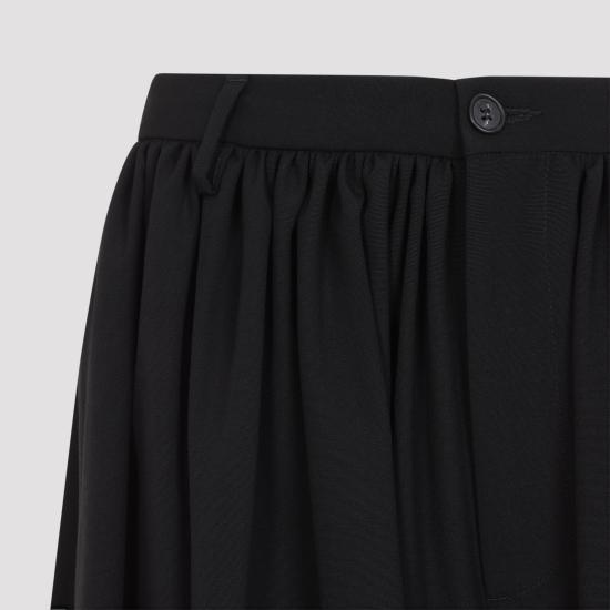 26FW MM6 메종마르지엘라 미디 스커트 S62MU0079 M35436 900 BLACK - MM6 MAISON MARGIELA