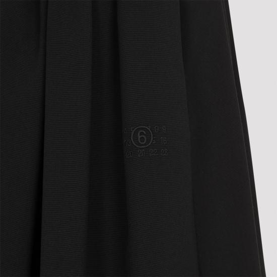 26FW MM6 메종마르지엘라 미디 스커트 S62MU0079 M35436 900 BLACK - MM6 MAISON MARGIELA