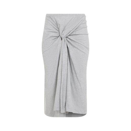 26FW 드리스 반 노튼 미디 스커트 2620111194604 813 GREY MELANGE - DRIES VAN NOTEN