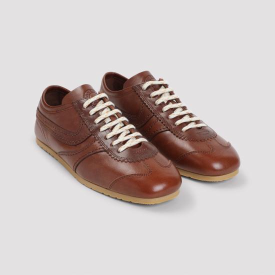 26FW 드리스 반 노튼 스니커즈 2620117000105 358 BURGUNDY - DRIES VAN NOTEN