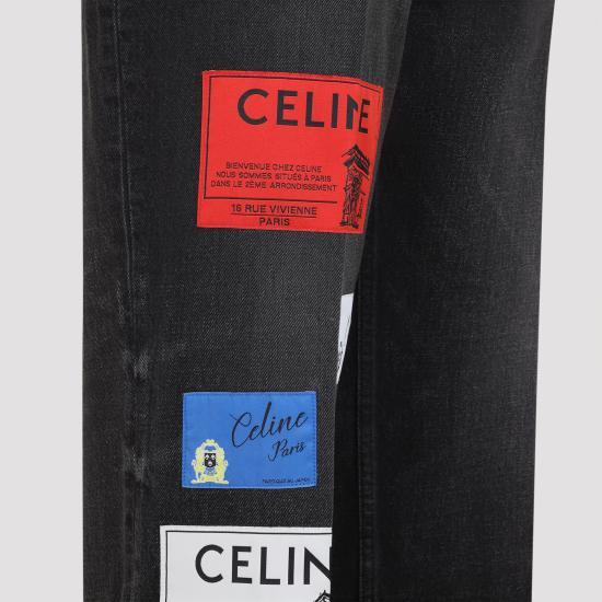 26FW 셀린느 보이프렌드 진 코튼 데님 팬츠 RP0ZC932F GDN6 MAX BLACK WASH - CELINE