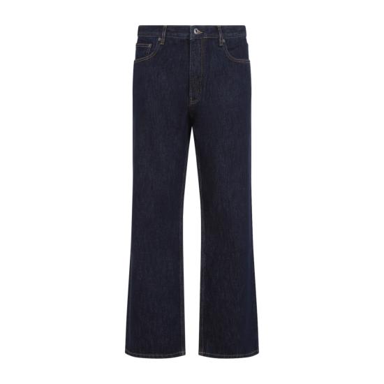 26FW 오프화이트 데님 팬츠 44MYA18JF26D004460 RAW INDIGO - OFF WHITE
