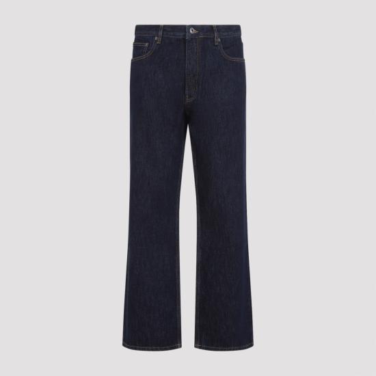 26FW 오프화이트 데님 팬츠 44MYA18JF26D004460 RAW INDIGO - OFF WHITE
