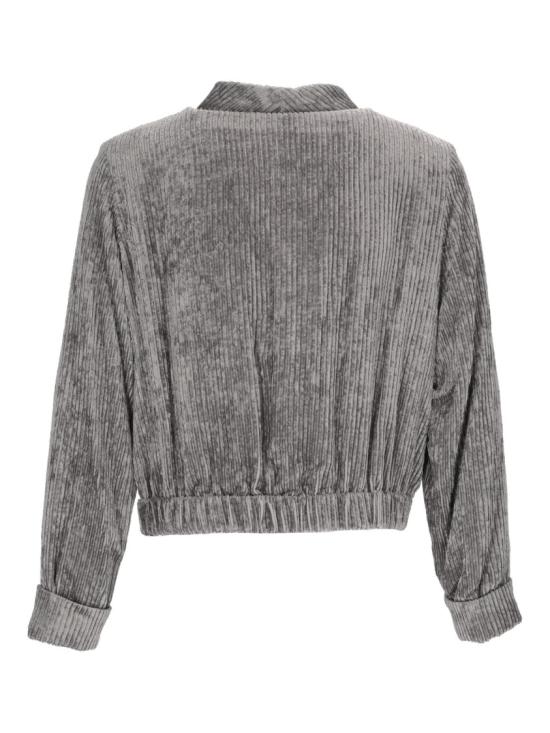 26FW 엠포리오 아르마니 봄버 자켓 EW004840TE21438 Grey - EMPORIO ARMANI