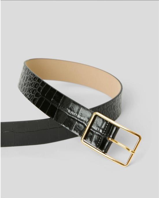  비로우더레귤러 벨트 레귤러 벨트 B Low The Belt Milla Croco  블랙/골드 - B LOW THE BELT