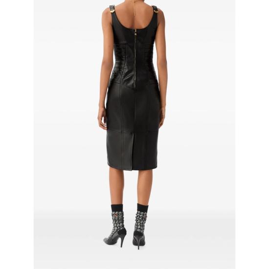 26FW 베르사체 미디 원피스 1A18917 1026927 1B000 BLACK - VERSACE