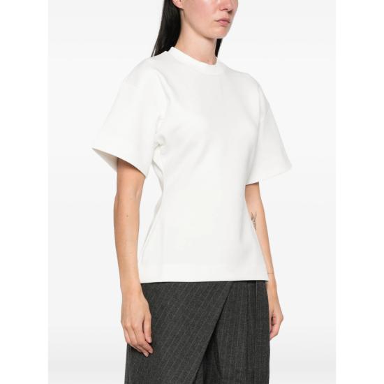 26FW 라 피신 탑 LF261WT001 JS036 001 WHITE - LA PISCINE