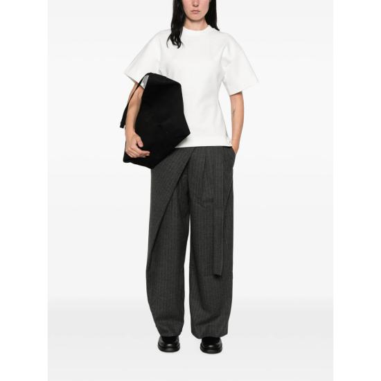 26FW 라 피신 탑 LF261WT001 JS036 001 WHITE - LA PISCINE