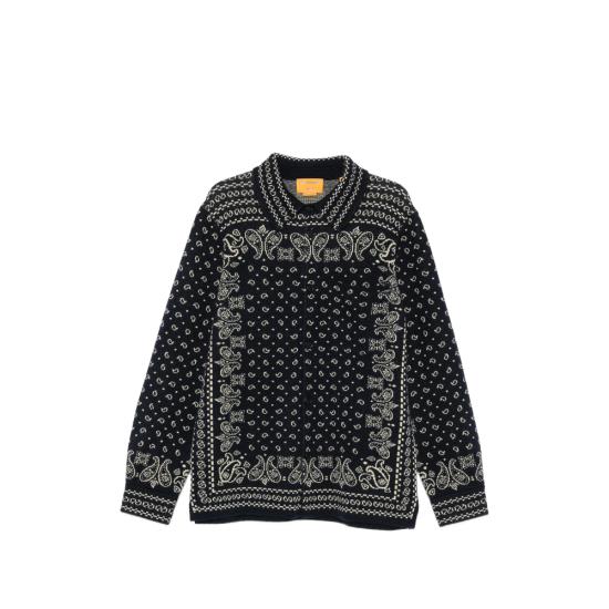 26FW 게스트 인 레지던스 긴팔 티셔츠 M35810AM WILD RAG W MIDNI BLUE NEUTRALS