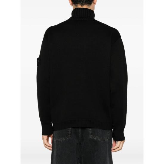 26FW 스톤 아일랜드 터틀넥 155100038 S00FM V0029 BLACK - STONE ISLAND