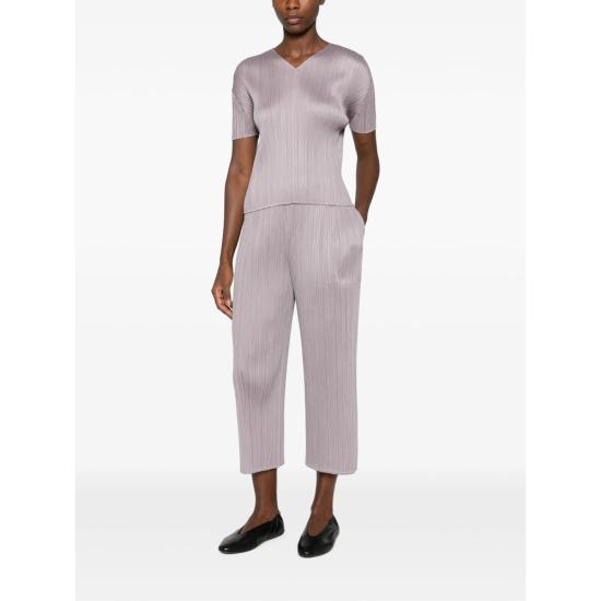 26FW 플리츠플리즈 크롭 팬츠 PP68JF125 14 PURPLE - PLEATS PLEASE