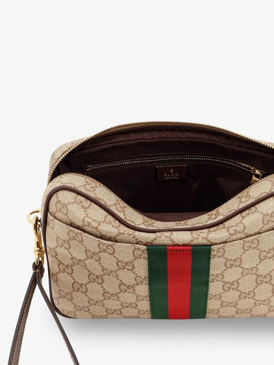 26FW 구찌 웹 스몰 크로스백 웹 스몰 크로스백 A006ZNFAGIJ8569 Beige - GUCCI