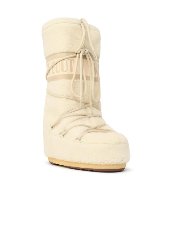 26FW 문부츠 아이콘 플리스 부츠 1403080H017 White - MOON BOOT