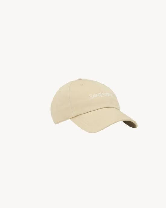 26FW 생로랑 코튼 개버딘 캡 코튼 개버딘 캡 A000TX3YU619778 Beige - SAINT LAURENT