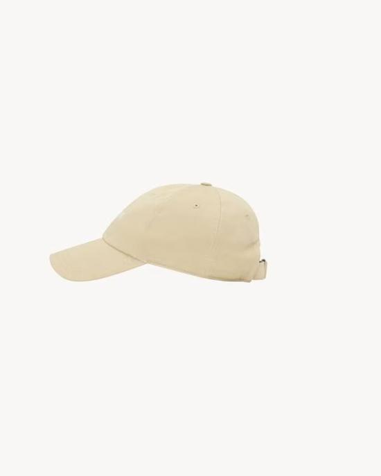 26FW 생로랑 코튼 개버딘 캡 코튼 개버딘 캡 A000TX3YU619778 Beige - SAINT LAURENT