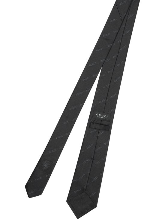 26FW 구찌 실크 자카드 타이 A006WT4E0091000 Black - GUCCI
