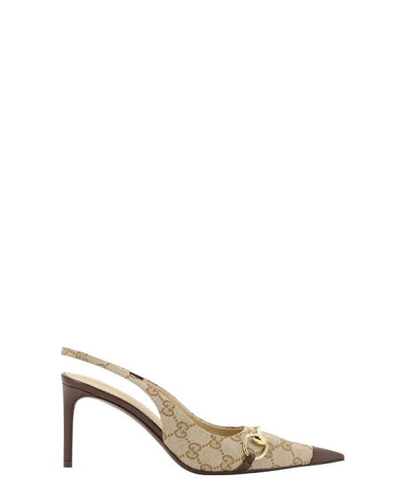 26FW 구찌 돈나 슬링백 펌프스 힐 A0068TFAGHW9650 Beige