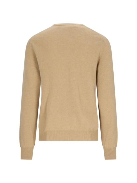 26FW 꼼데가르송 플레이 블랙 하트 브이넥 스웨터 AX N018 0513 Neutrals - COMME DES GARCONS