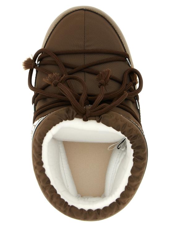 26FW 문부츠 아이콘 나일론 로우 부츠 80D1409340M037 Brown - MOON BOOT
